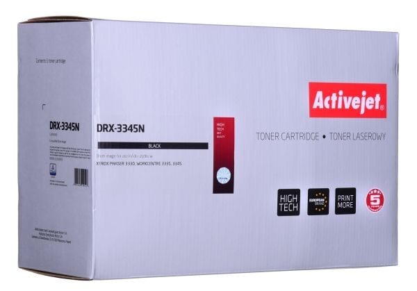 Activejet DRX-3345N, Kompatibel, Xerox, Xerox Phaser: 3330, 3330V_DNI. Xerox WorkCentre: 3335, 3335V_DNI, 3345, 3345V_DNI., 1 stykker, 30000 sider,...