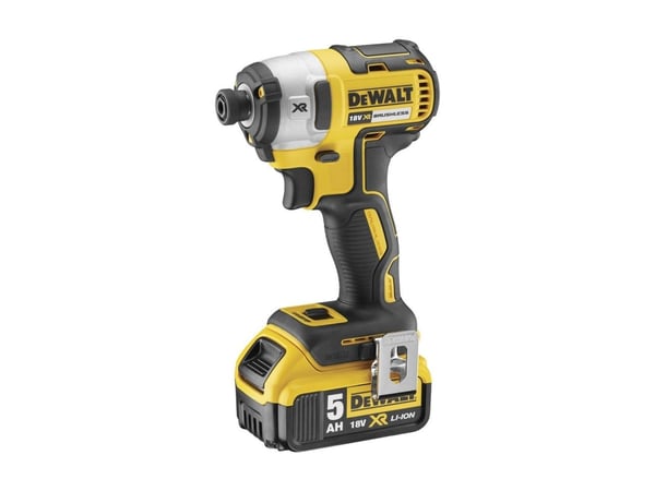 DeWALT DCF887P2-QW, Iskuväännin, Musta, Keltainen, 1/4", 3250 RPM, 205 Nm, 1000 RPM