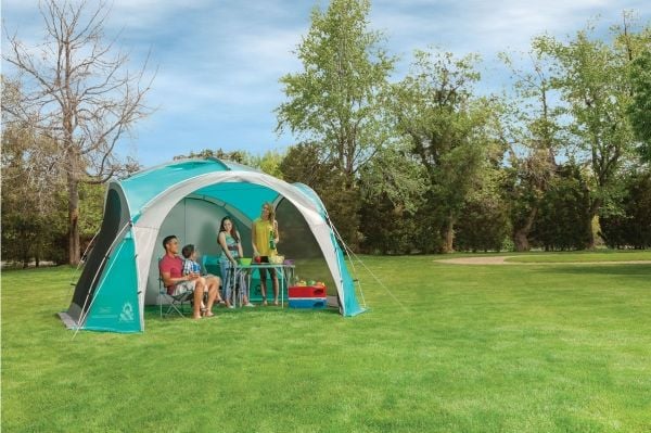 Coleman Event Dome XL, Shelter, Blå, Grå, Glassfiber, Polyester, 20,25 m², 2,28 m