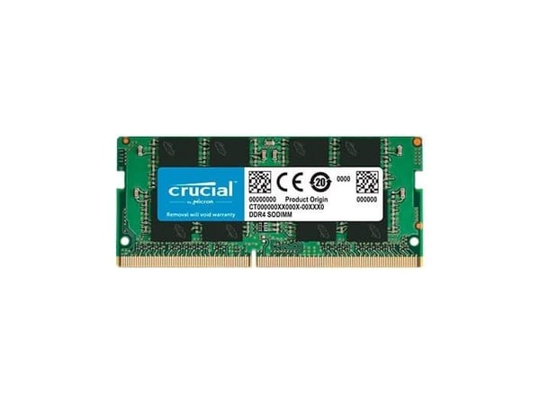 Crucial - DDR4 - modul - 32 GB - SO DIMM 260-pin - 3200 MT/s / PC4-25600 - CL22 - 1.2 V - ikke-bufret - ikke-ECC