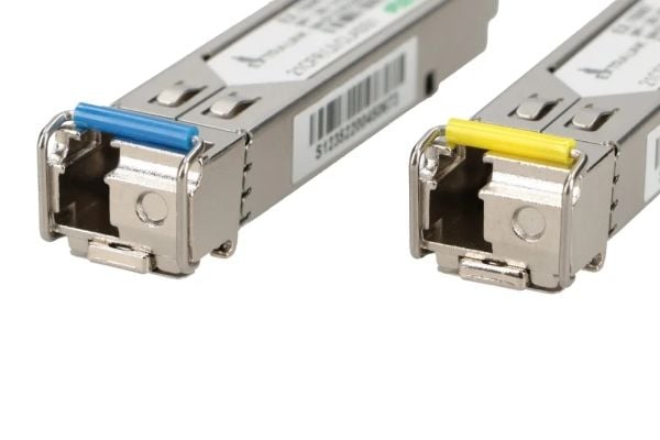 Extralink - SFP (mini-GBIC) transceivermodul - WDM - LC-enkeltmodus - opp til 20 km - 1310 nm / 1550 nm (en pakke 2)