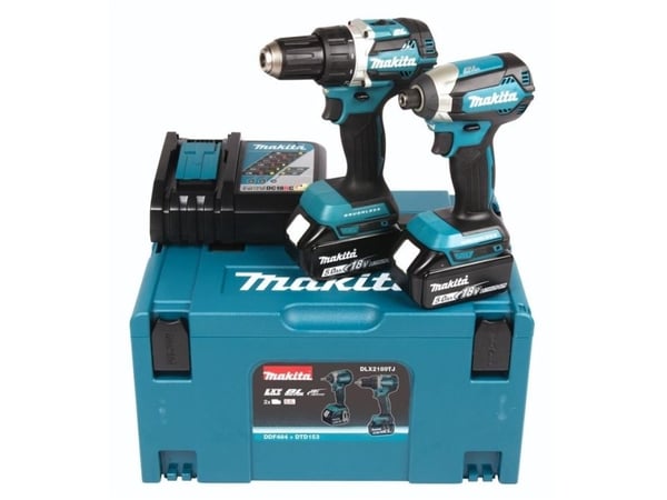 Trådløst kit Makita DLX2189TJ, 18V