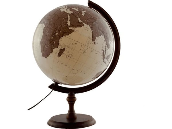 Zachem Globe 320 antiikkinen, valaistu