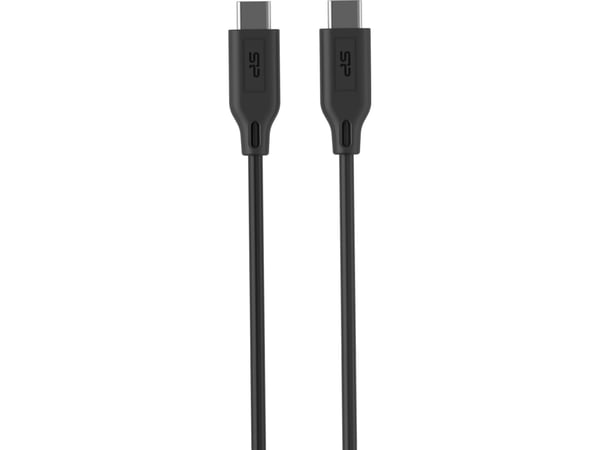 Silicon Power LK15CC, 1 m, USB C, USB C, 480 Mbit/s, Musta