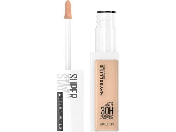 Maybelline SuperStay, Hiekanvärinen iho, Ihonvärinen, Sand, Kaikille ihotyypeille, Rasva (aine), Pullo
