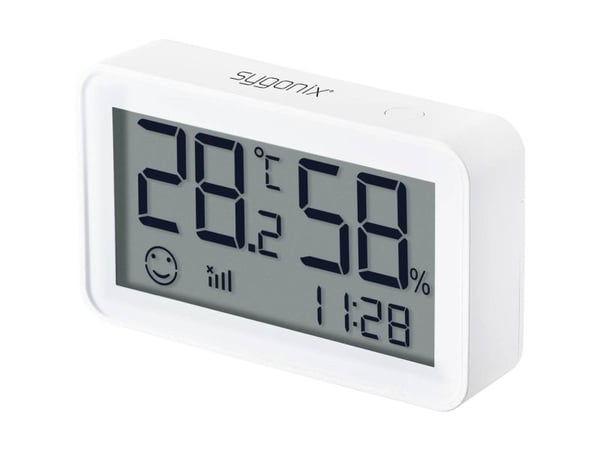Sygonix thermo-/hygrometer app-basert hvit (SY-4904438)