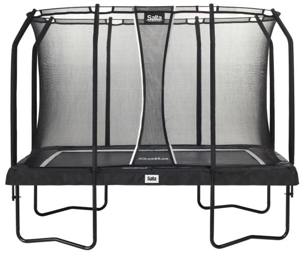 Salta Premium Black Edition, Trampoliini maanpinnan yläpuolella, Suorakulmainen, 150 kg, 5 vuosi/vuosia, Turvaverkko, Musta