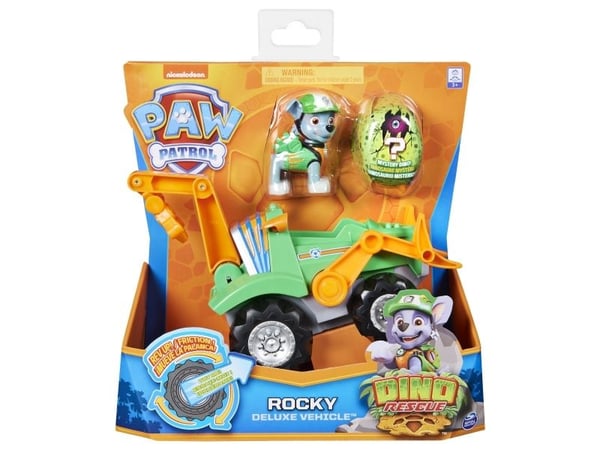 PAW Patrol PAW VHC ThmVeh Dino Rocky GML, Truck, 3 år, Flerfarget