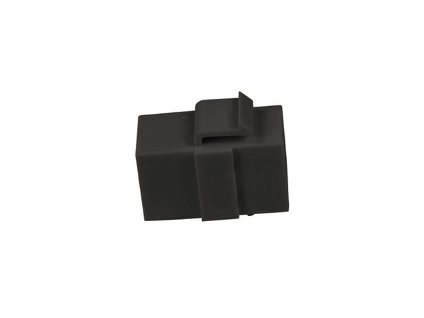 LogiLink NK0032, Litteä, Musta, USB C, USB C, Naarasliitin, Naarasliitin, Naarasliitin