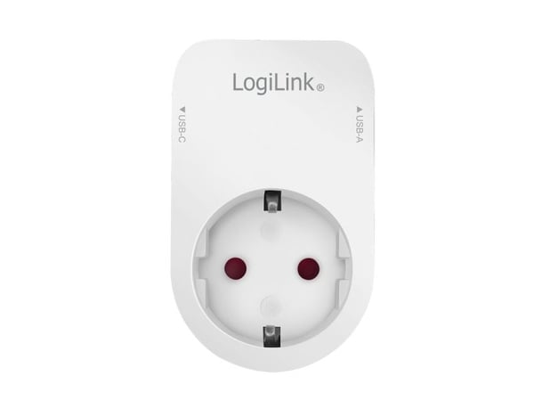 LogiLink PA0259, Innendørs, AC, IP20, Hvit