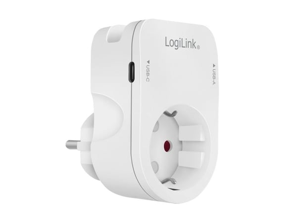 LogiLink PA0259, Innendørs, AC, IP20, Hvit