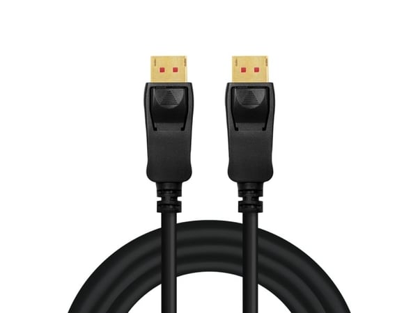 LogiLink CDV0100, 10 m, DisplayPort, DisplayPort, Hankjønn, Hankjønn, 7680 x 4320 piksler