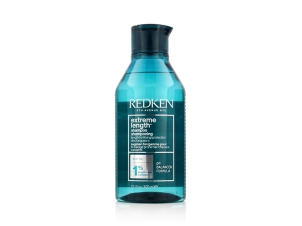 Redken Extreme Length Shampoo, Kvinner, Profesjonell, Sjampo, Skadet hår, Alle farger, 300 ml