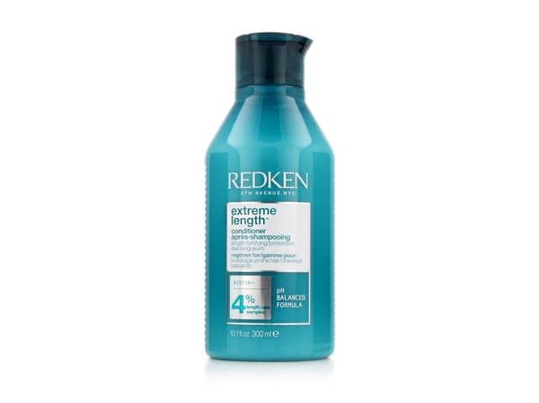 Redken Extreme Length Conditioner, Kvinner, 300 ml, Profesjonell balsam, Alt hår, Alle farger, Styrkende