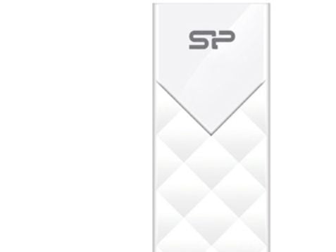 SILICON POWER Ultima U03 - USB-flashstasjon - 16 GB - USB 2.0 - snowy white