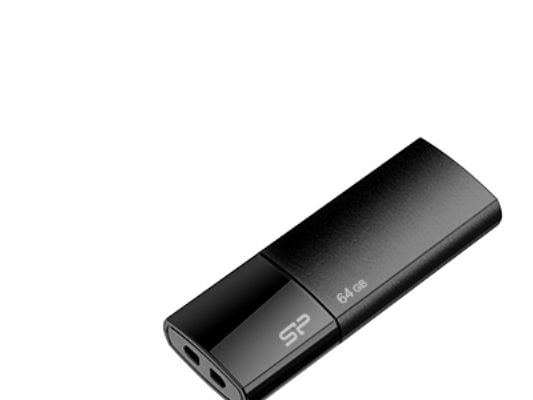 SILICON POWER Ultima U05 - USB-flashstasjon - 16 GB - USB 2.0 - klassisk svart