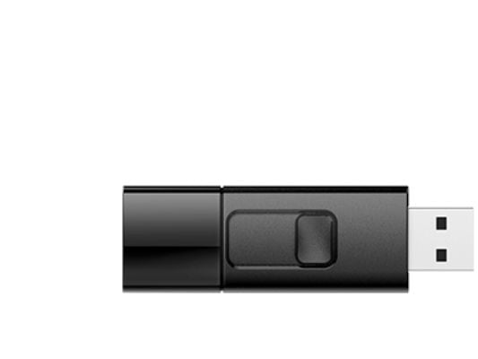SILICON POWER Ultima U05 - USB-flashstasjon - 16 GB - USB 2.0 - klassisk svart