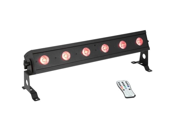 EUROLITE AKKU Bar-6 Entry QCL RGBW LED-lysstang (41700101)