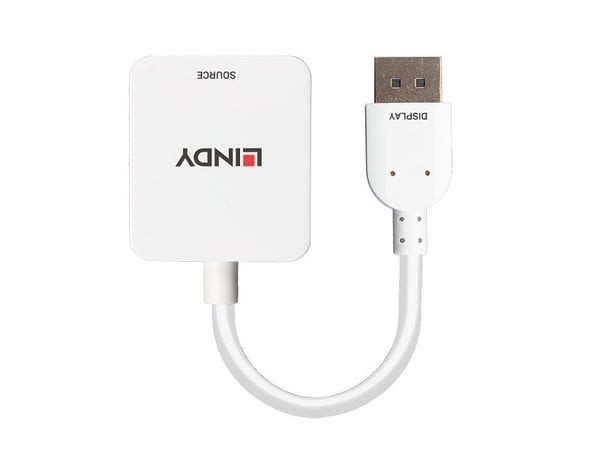 Lindy 38303, 0,095 m, HDMI-tyyppi A (vakio), DisplayPort, Naaras, Uros, Suora