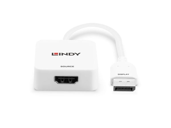 Lindy 38303, 0,095 m, HDMI-tyyppi A (vakio), DisplayPort, Naaras, Uros, Suora