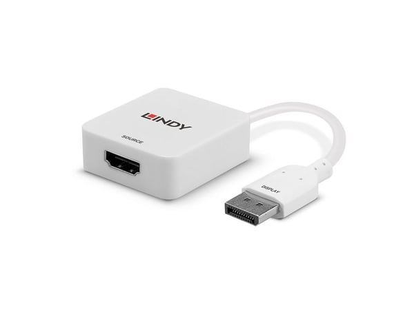 Lindy 38303, 0,095 m, HDMI-tyyppi A (vakio), DisplayPort, Naaras, Uros, Suora
