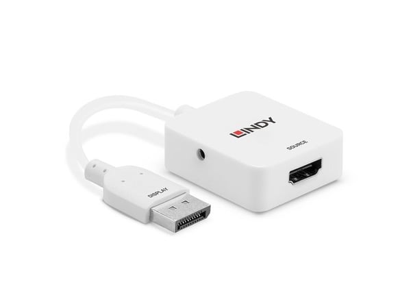 Lindy 38303, 0,095 m, HDMI-tyyppi A (vakio), DisplayPort, Naaras, Uros, Suora