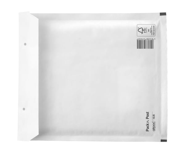 Boblepose Peel & Seal 220x265 mm hvid - (10 stk.)