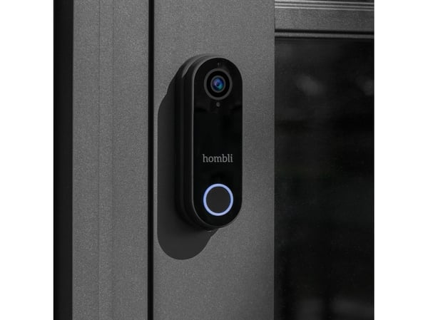 Hombli smart dørklokkepakke, svart, hvit, hjemme, kontor, IP65, plast, IR, 2-veis