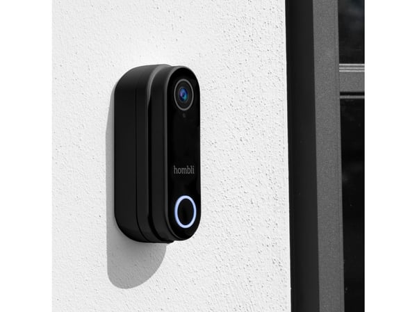 Hombli smart dørklokkepakke, svart, hvit, hjemme, kontor, IP65, plast, IR, 2-veis