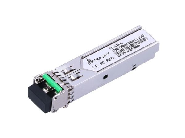 Extralink - SFP (mini-GBIC) transceivermodul - 1GbE - LC/UPC-enkeltmodus - opp til 80 km - 1550 nm
