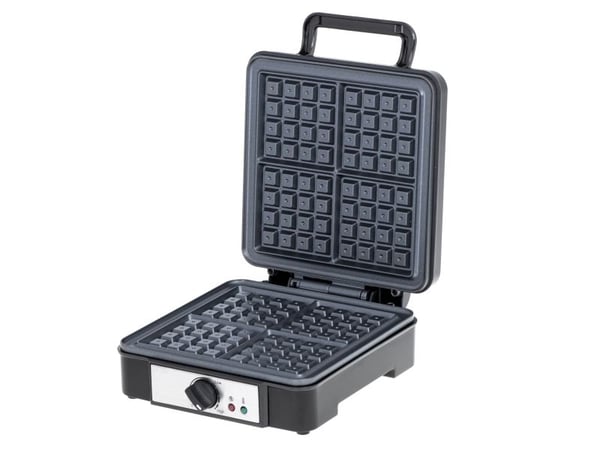 Adler AD 3049, 4 vafler, firkant, Sort, 1800 W, 245 mm, 315 mm