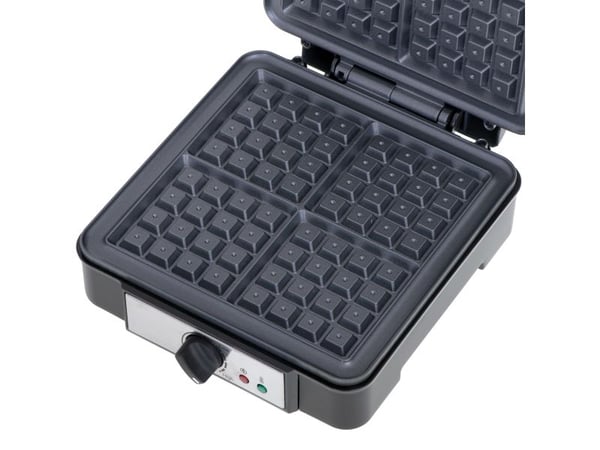 Adler AD 3049, 4 vafler, firkant, Sort, 1800 W, 245 mm, 315 mm