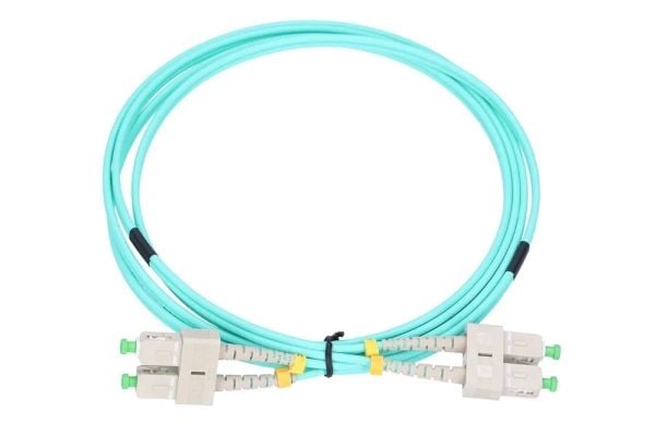 Extralink - Koblingskabel - SC/APC-multimodus (hann) til SC/APC-multimodus (hann) - 5 m - 3 mm - fiberoptisk - dupleks - OM3