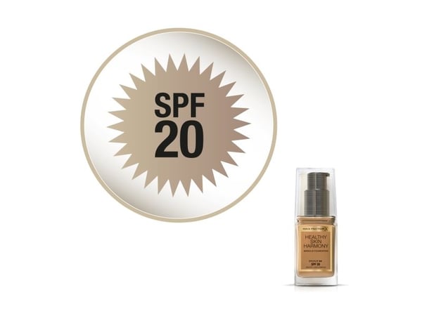 Max Factor Healthy Skin Harmony, Pumpflaska, Kräm, Bronze, Solkysst hud, Universal, Mattgörande, Fuktgivande, Shine, Utjämnande