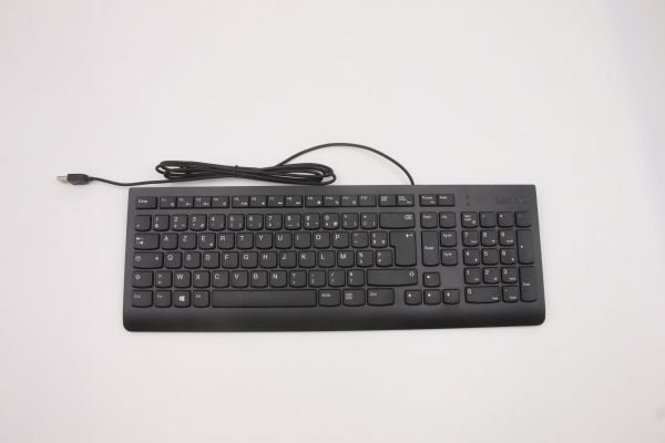 Lenovo USB Calliope, Täysikokoinen (100 %), USB, AZERTY, Musta