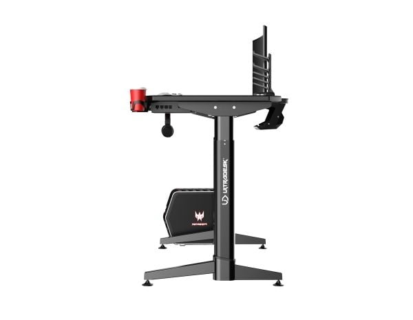 Ultradesk UDESKLVAGN, Rett, Friform, Spilling, Grønn, 720 - 1240 mm, 1400 mm