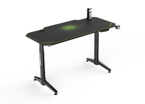 Ultradesk UDESKLVAGN, Rett, Friform, Spilling, Grønn, 720 - 1240 mm, 1400 mm