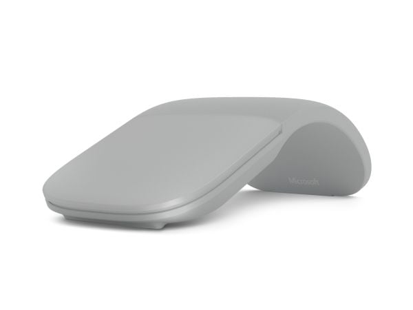 Microsoft Surface Arc Mouse, Ambidextrous, BlueTrack, Bluetooth, 1000 DPI, Grå