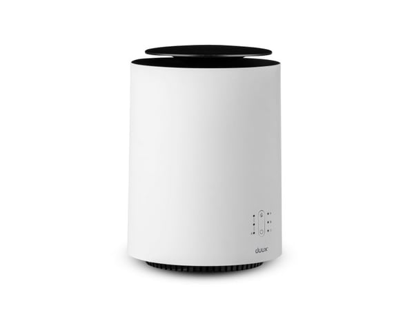 Duux Threesixty 2, Sähkökäyttöinen lämpötuuletin, Keraaminen, Android, iOS, Sisätila, Vastaanotto, Taulukko, Valkoinen