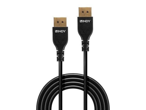 Lindy 36461, 1 m, DisplayPort, DisplayPort, Hankjønn, Hankjønn, 7680 x 4320 piksler