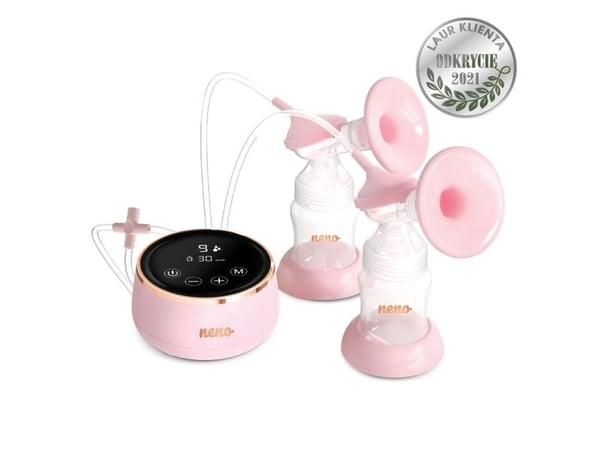 Neno Bella Twin, 150 ml, Elektroninen, Vaaleanpunainen, Läpinäkyvä