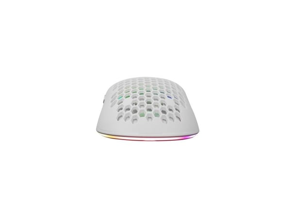 White Shark GALAHAD White, Ambidekstriøs, Optisk, USB Type-A, 7200 DPI, Hvit