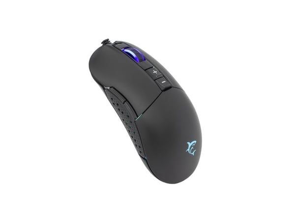 White Shark ARTHUR, Ambidextrous, Optisk, USB Type-A, 10000 DPI, Svart