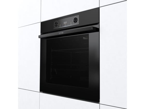 Gorenje Essential BOS6737E06B - Ovn - med dampfunksjon - innebygd - fordypning - bredde: 56 cm - dybde: 55 cm - høyde: 59 cm - med selvrens - Klass...