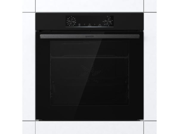 Gorenje Essential BOS6737E06B - Ovn - med dampfunksjon - innebygd - fordypning - bredde: 56 cm - dybde: 55 cm - høyde: 59 cm - med selvrens - Klass...