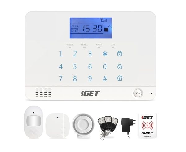 iGET M3B, valkoinen, 190 mm, 130 mm, 27 mm, 210 mm, 150 mm