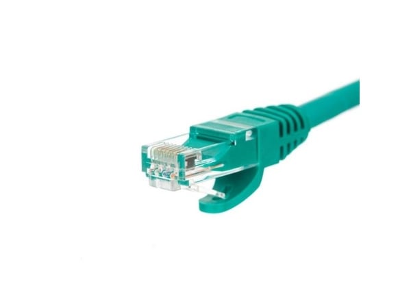 Netrack - Koblingskabel - RJ-45 (hann) til RJ-45 (hann) - UTP - CAT 6 - formstøpt, uten hindringer - grønn
