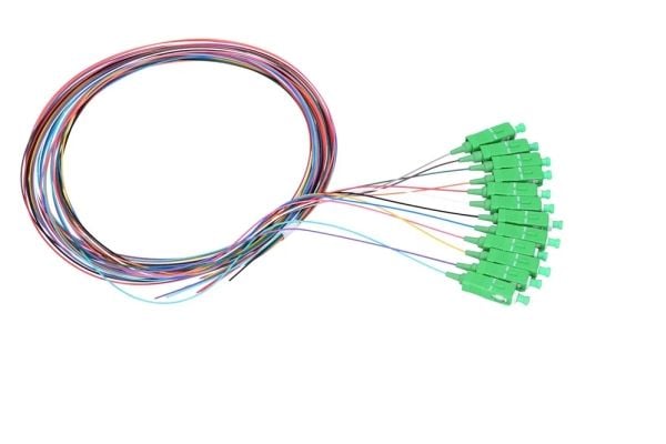 Extralink - Grisehale - SC/APC-enkeltmodus (hann) - 1.5 m - fiberoptisk - G.657.A1 - 12 colors