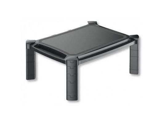 Techly Monitor Riser - Stativ - for skjerm / bærbar PC / skriver - plast - svart - skjermstørrelse: 33-81,3 cm (13 in-32 in)