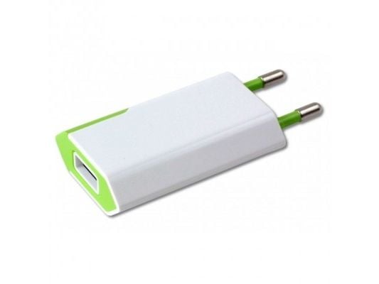 Techly IPW-USB-ECWG, Sisätila, AC, 5 V, 1 A, Valkoinen, Vihreä